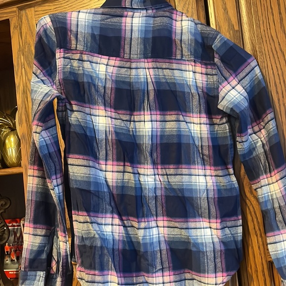 Abercrombie kids girls flannel shirt - Picture 4 of 5